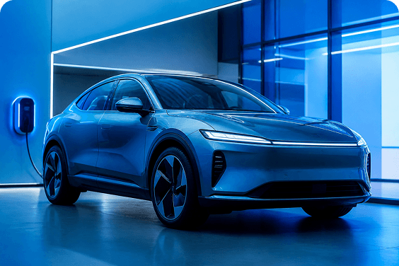 Aerodynamic electric vehicle engineering and automotive composites